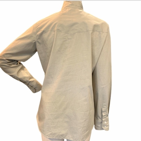 Marigold Riding Apparel UK14 US 10 English Show Shirt Extra Collars Beige #234D - Picture 4 of 7